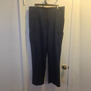 Womens Navy Blue Scrub Pants